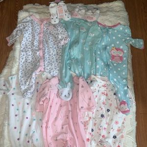 Infant girl sleepers